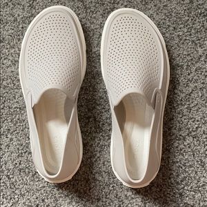 Gray Iconic Comfort Crocs